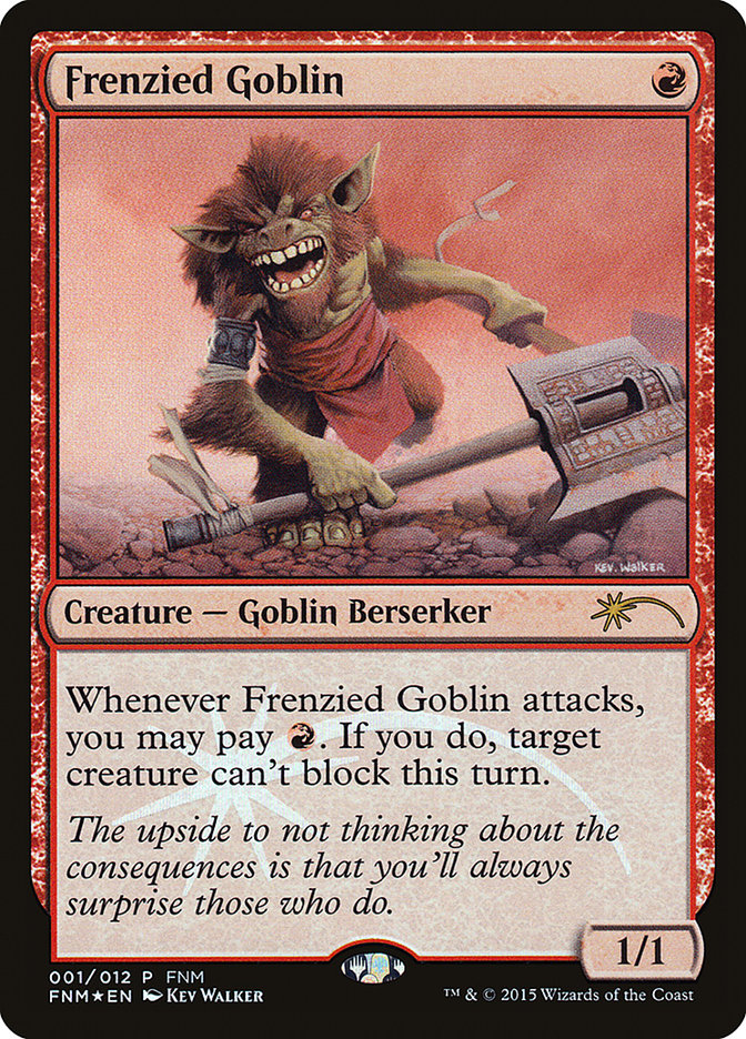 Frenzied Goblin [Friday Night Magic 2015] | Rock City Comics