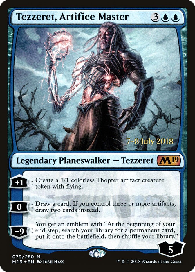 Tezzeret, Artifice Master  [Core Set 2019 Prerelease Promos] | Rock City Comics