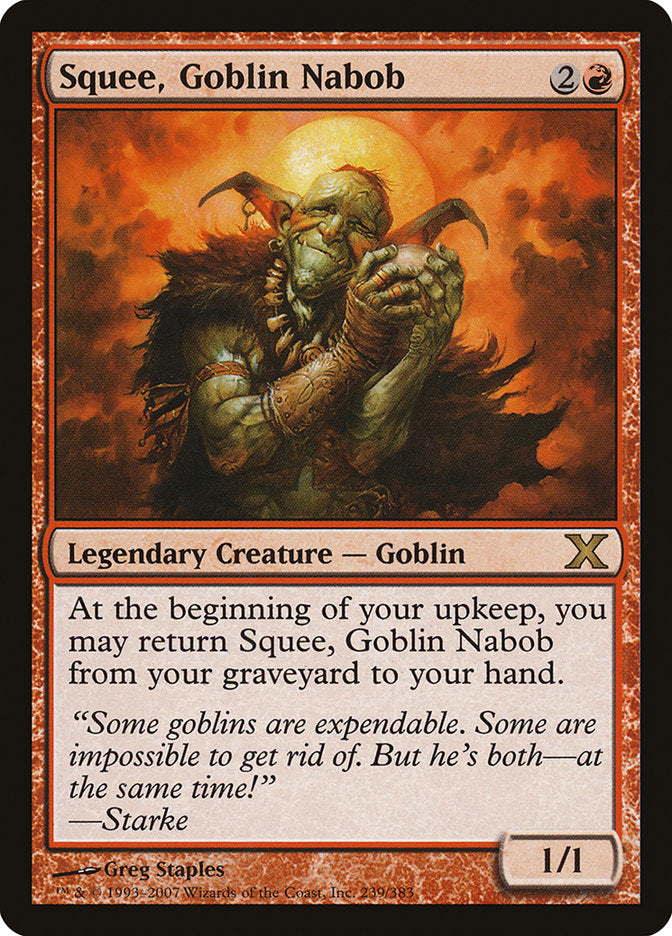 Squee, Goblin Nabob [Tenth Edition] | Rock City Comics