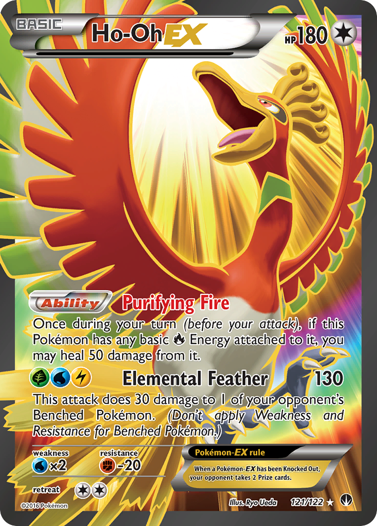 Ho-Oh EX (121/122) [XY: BREAKpoint] | Rock City Comics