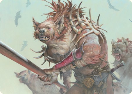 Gnoll Art Card [Dungeons & Dragons: Adventures in the Forgotten Realms Art Series] | Rock City Comics