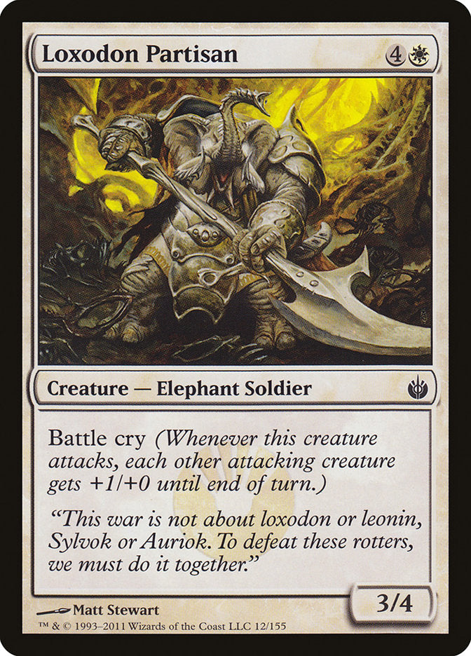 Loxodon Partisan [Mirrodin Besieged] | Rock City Comics