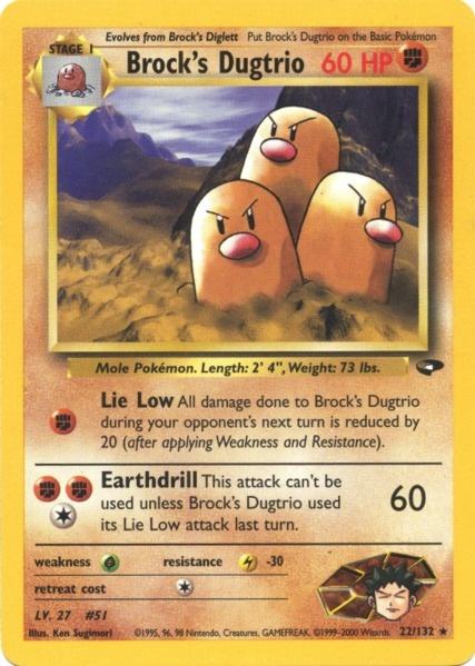 Brock's Dugtrio (22/132) [Gym Challenge Unlimited] | Rock City Comics