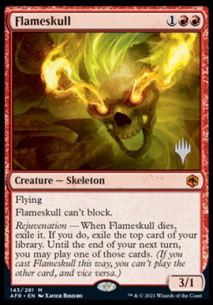 Flameskull (Promo Pack) [Dungeons & Dragons: Adventures in the Forgotten Realms Promos] | Rock City Comics