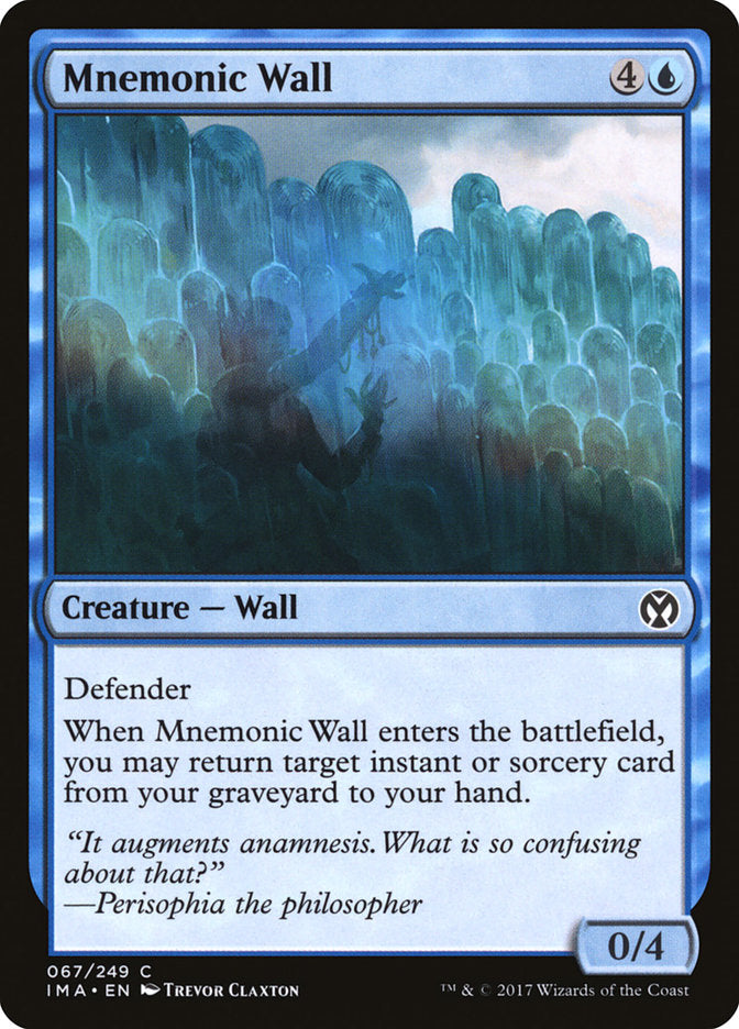 Mnemonic Wall [Iconic Masters] | Rock City Comics