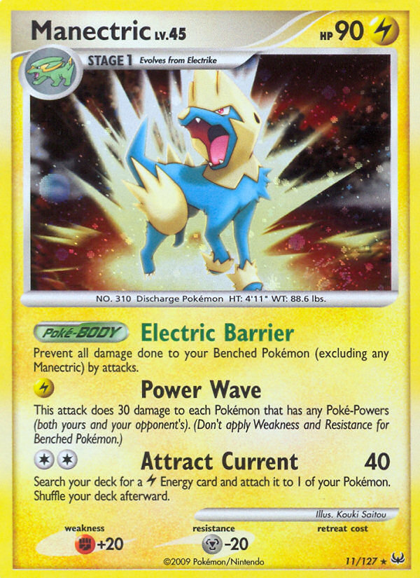 Manectric (11/127) [Platinum: Base Set] | Rock City Comics