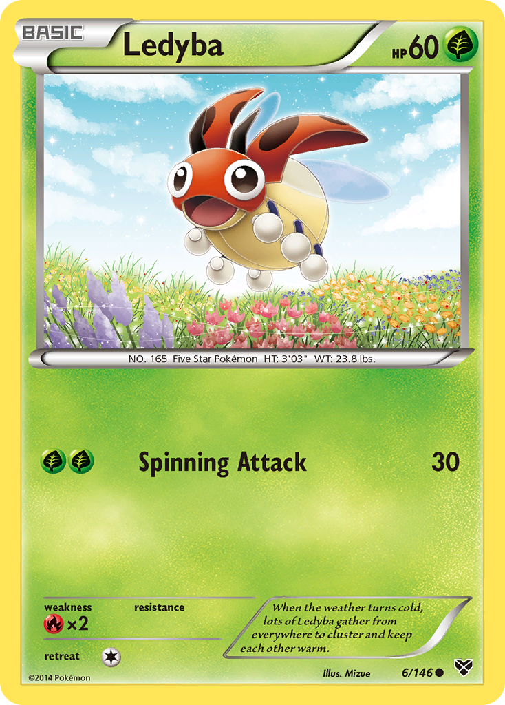 Ledyba (6/146) [XY: Base Set] | Rock City Comics