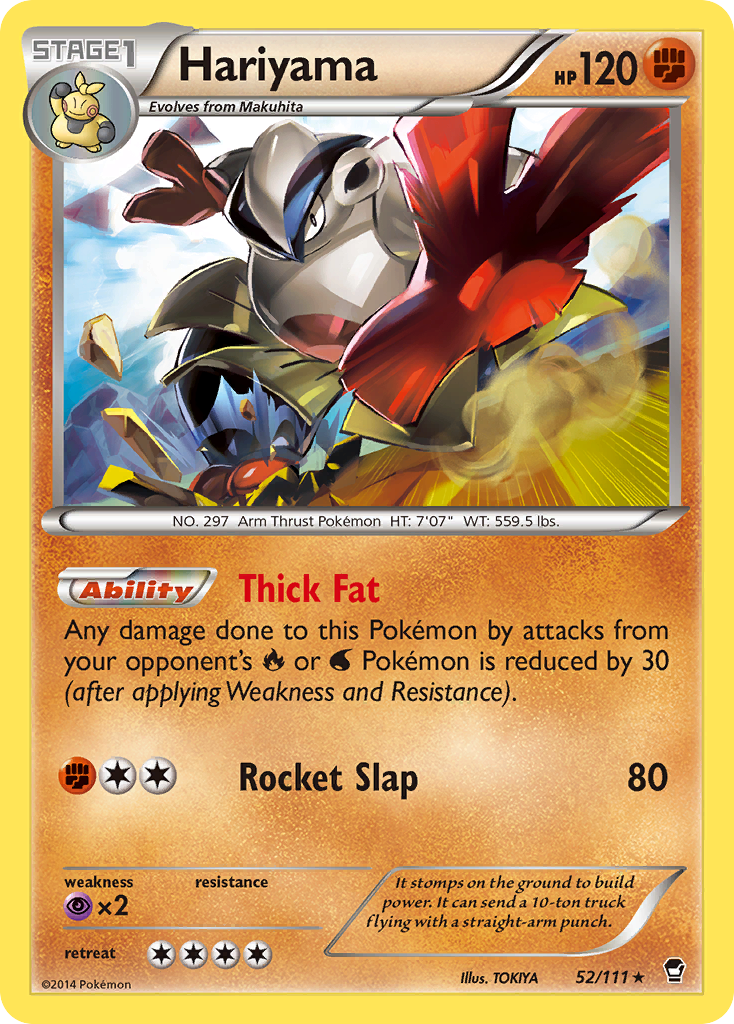 Hariyama (52/111) [XY: Furious Fists] | Rock City Comics