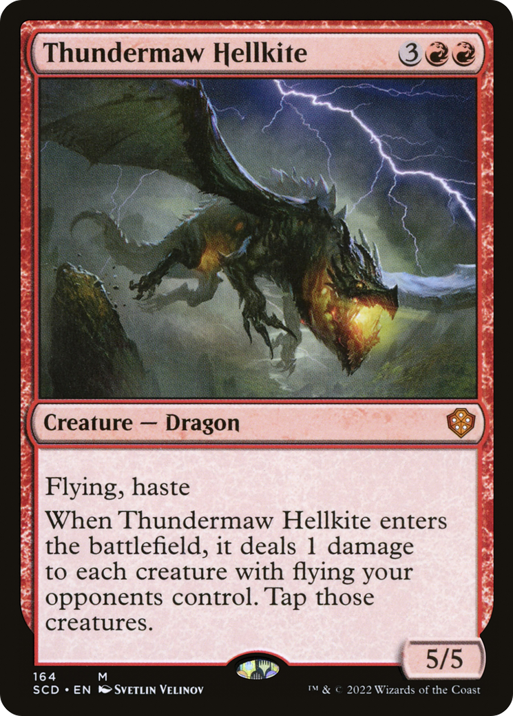 Thundermaw Hellkite [Starter Commander Decks] | Rock City Comics