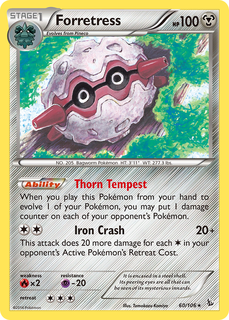 Forretress (60/106) [XY: Flashfire] | Rock City Comics