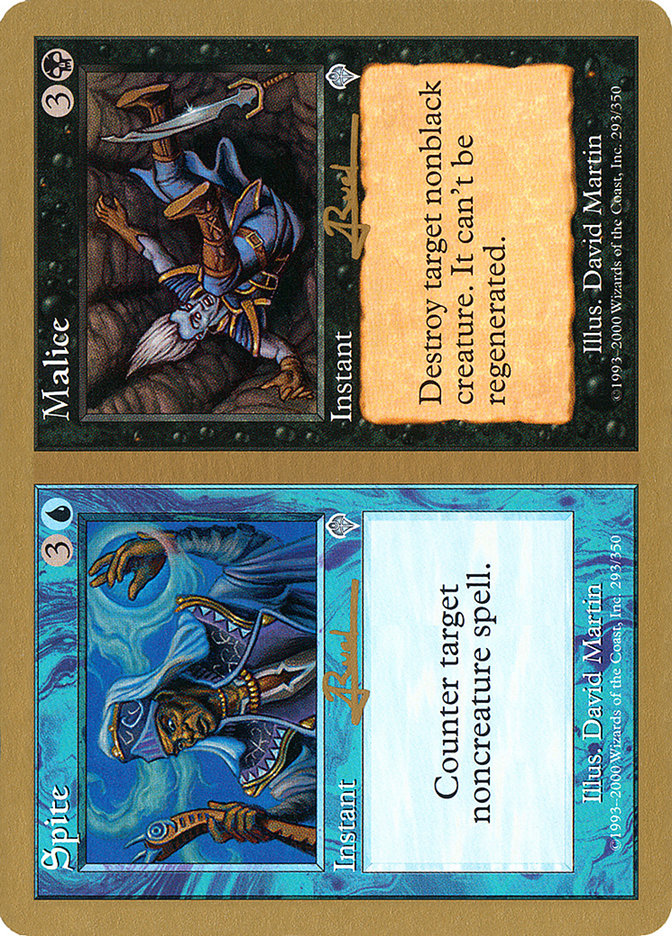 Spite // Malice (Antoine Ruel) [World Championship Decks 2001] | Rock City Comics