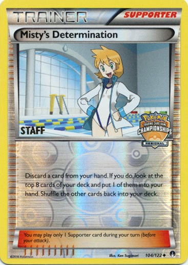 Misty's Determination (104/122) (Regional Championship Promo Staff) [XY: BREAKpoint] | Rock City Comics