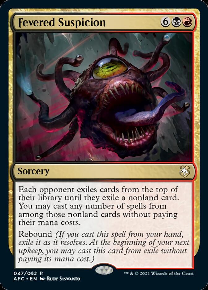 Fevered Suspicion [Dungeons & Dragons: Adventures in the Forgotten Realms Commander] | Rock City Comics