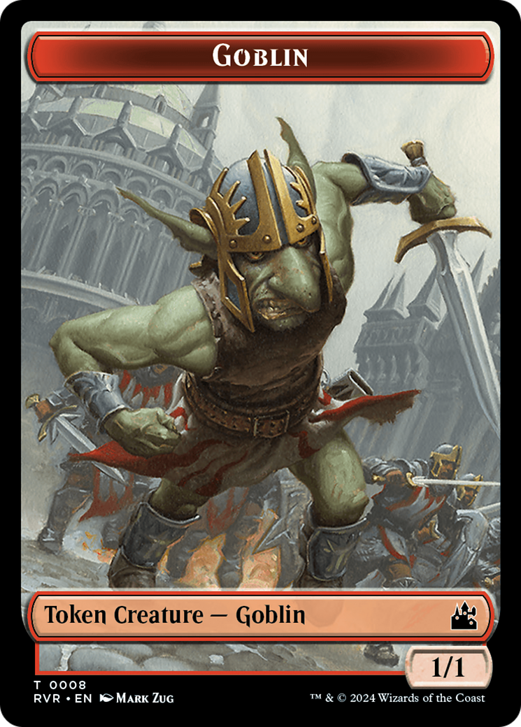 Goblin (0008) // Soldier Double-Sided Token [Ravnica Remastered Tokens] | Rock City Comics