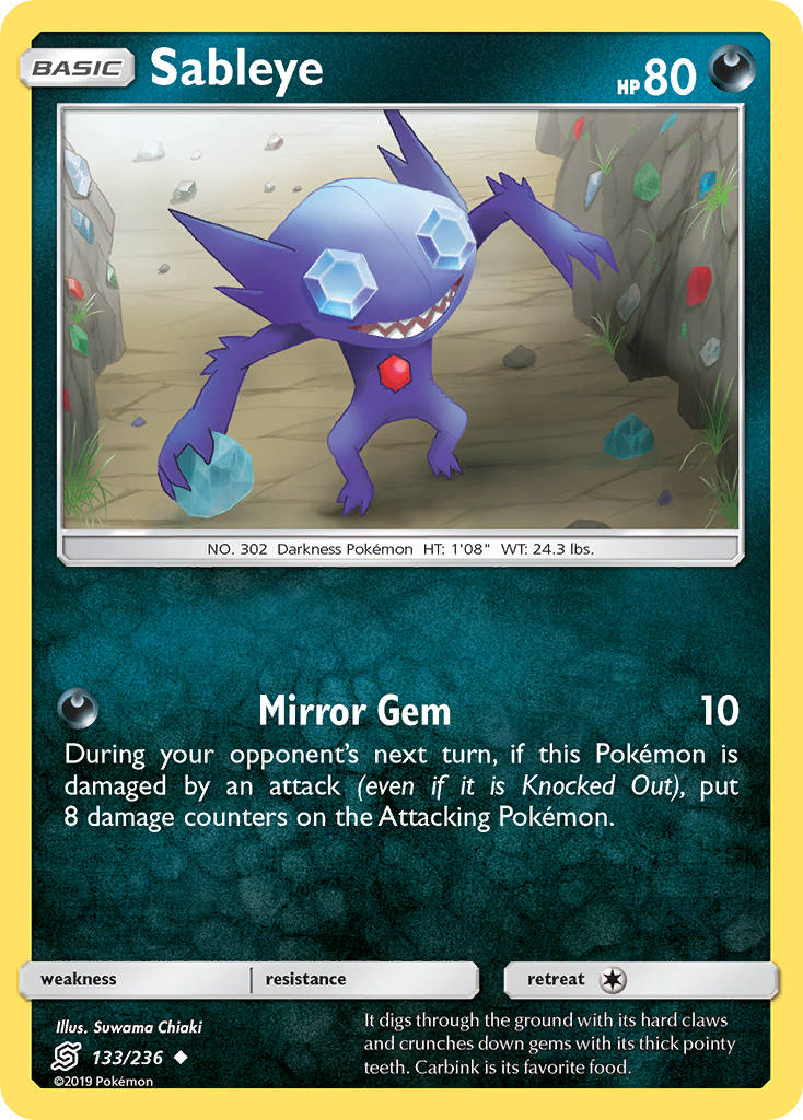 Sableye (133/236) [Sun & Moon: Unified Minds] | Rock City Comics