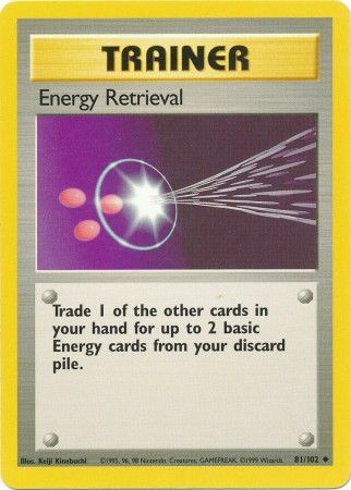 Energy Retrieval (81/102) [Base Set Unlimited] | Rock City Comics