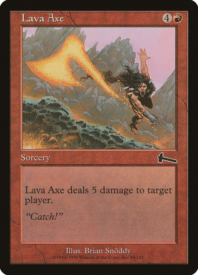 Lava Axe [Urza's Legacy] | Rock City Comics