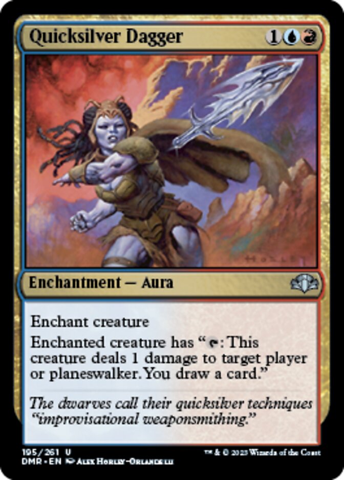 Quicksilver Dagger [Dominaria Remastered] | Rock City Comics