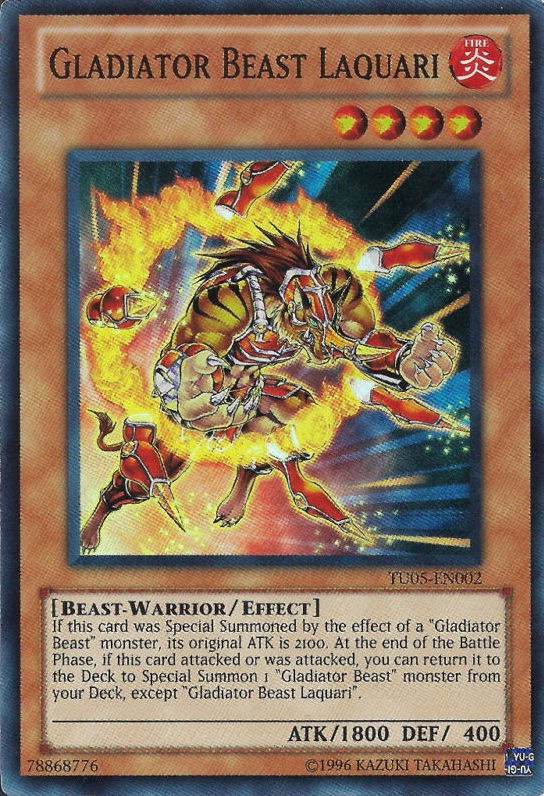 Gladiator Beast Laquari [TU05-EN002] Super Rare | Rock City Comics