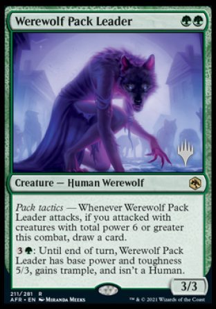 Werewolf Pack Leader (Promo Pack) [Dungeons & Dragons: Adventures in the Forgotten Realms Promos] | Rock City Comics