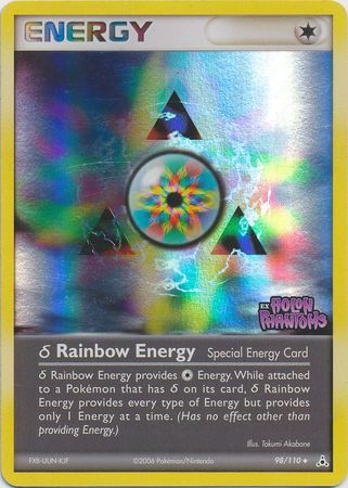 Rainbow Energy (98/110) (Delta Species) (Stamped) [EX: Holon Phantoms] | Rock City Comics