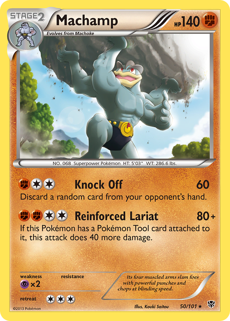 Machamp (50/101) [Black & White: Plasma Blast] | Rock City Comics