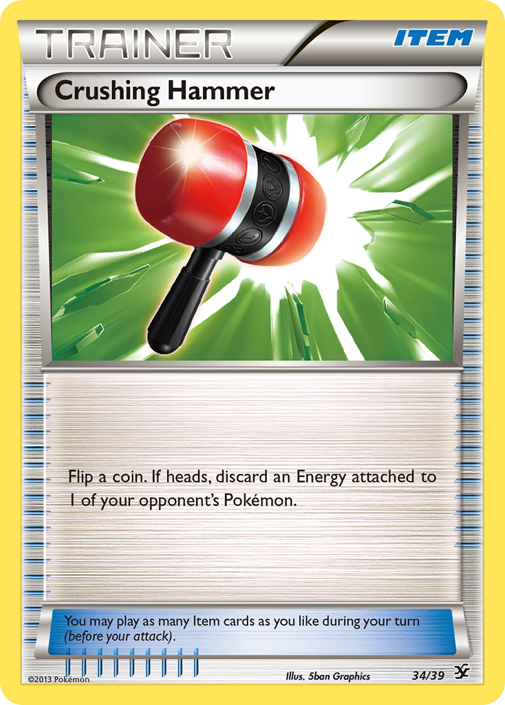 Crushing Hammer (34/39) [XY: Kalos Starter Set] | Rock City Comics