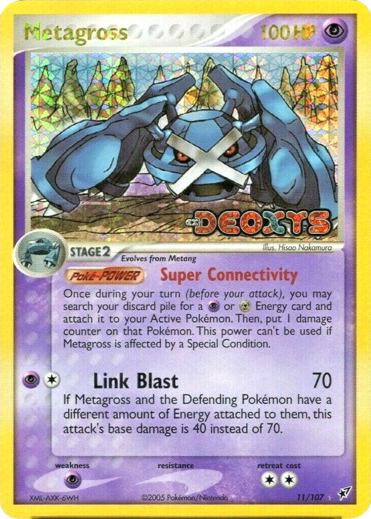 Metagross (11/107) (Stamped) [EX: Deoxys] | Rock City Comics