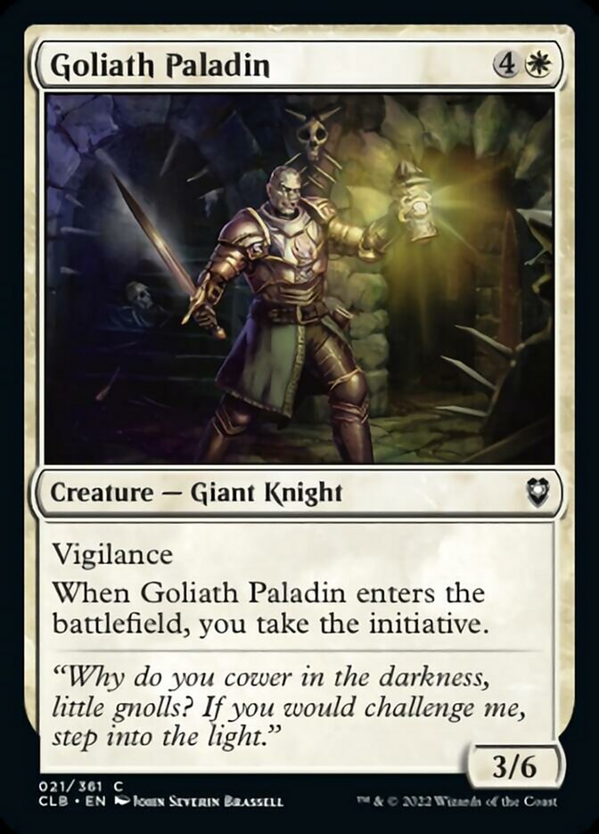 Goliath Paladin [Commander Legends: Battle for Baldur's Gate] | Rock City Comics