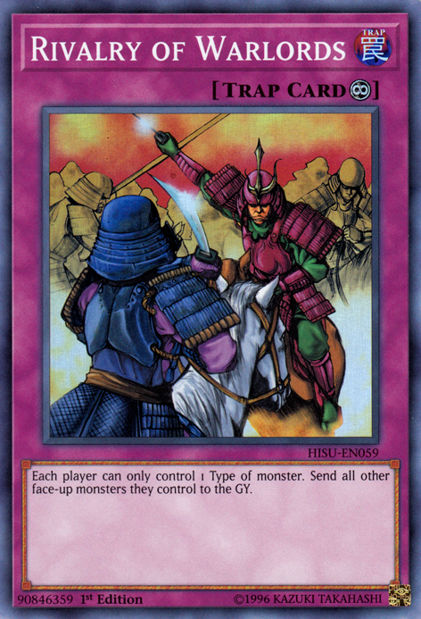 Rivalry of Warlords [HISU-EN059] Super Rare | Rock City Comics
