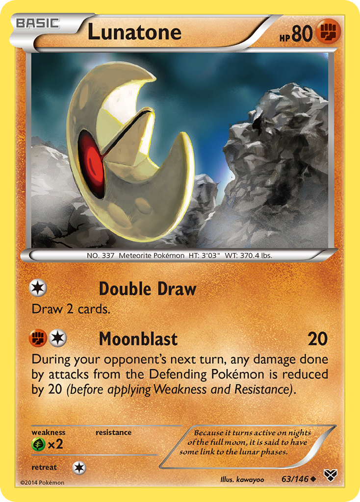 Lunatone (63/146) [XY: Base Set] | Rock City Comics