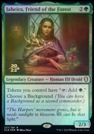 Jaheira, Friend of the Forest [Commander Legends: Battle for Baldur's Gate Prerelease Promos] | Rock City Comics