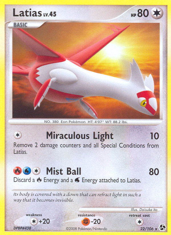 Latias (22/106) [Diamond & Pearl: Great Encounters] | Rock City Comics