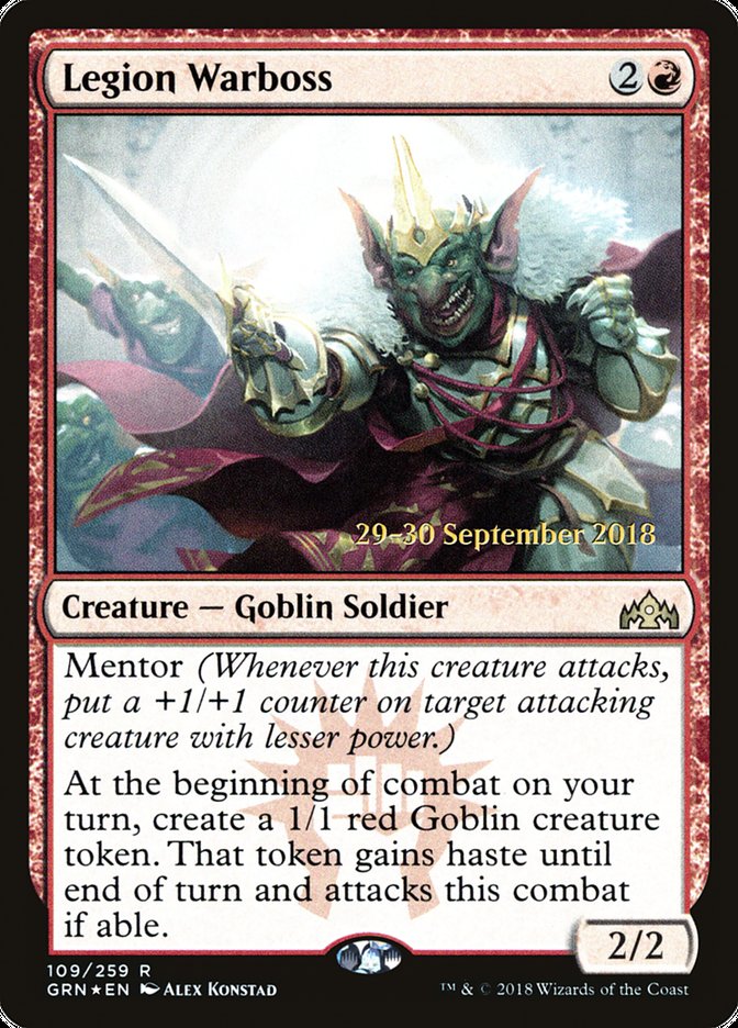 Legion Warboss  [Guilds of Ravnica Prerelease Promos] | Rock City Comics