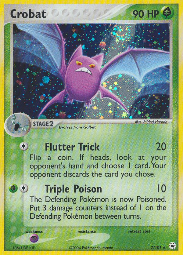 Crobat (3/101) [EX: Hidden Legends] | Rock City Comics