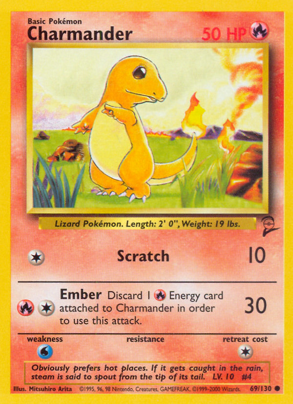 Charmander (69/130) [Base Set 2] | Rock City Comics