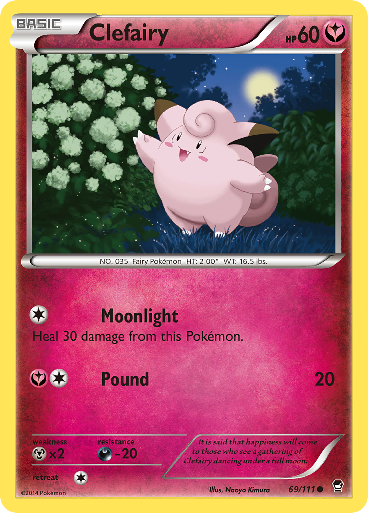 Clefairy (69/111) [XY: Furious Fists] | Rock City Comics