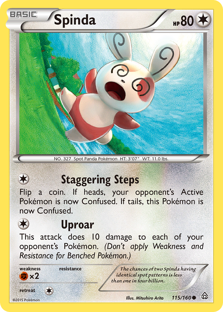 Spinda (115/160) [XY: Primal Clash] | Rock City Comics