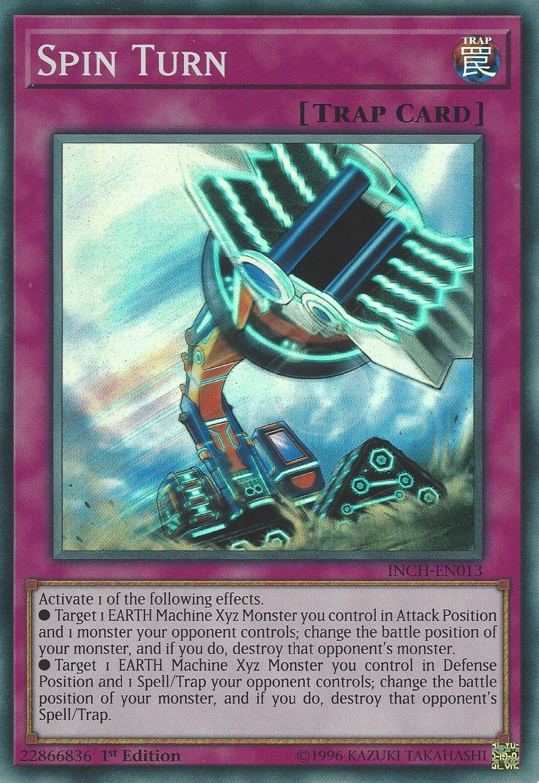 Spin Turn [INCH-EN013] Super Rare | Rock City Comics