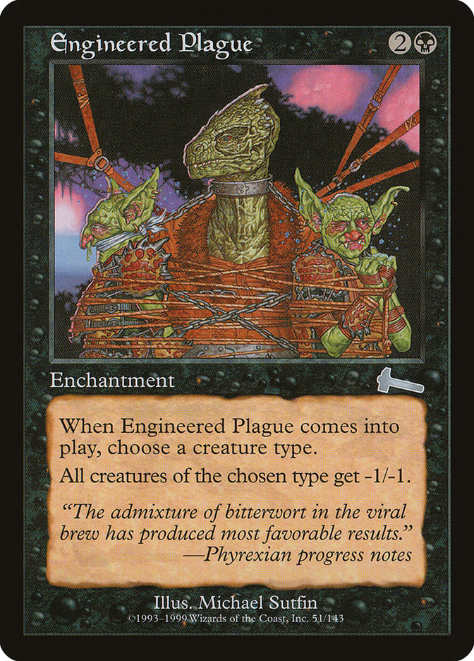 Engineered Plague [Urza's Legacy] | Rock City Comics