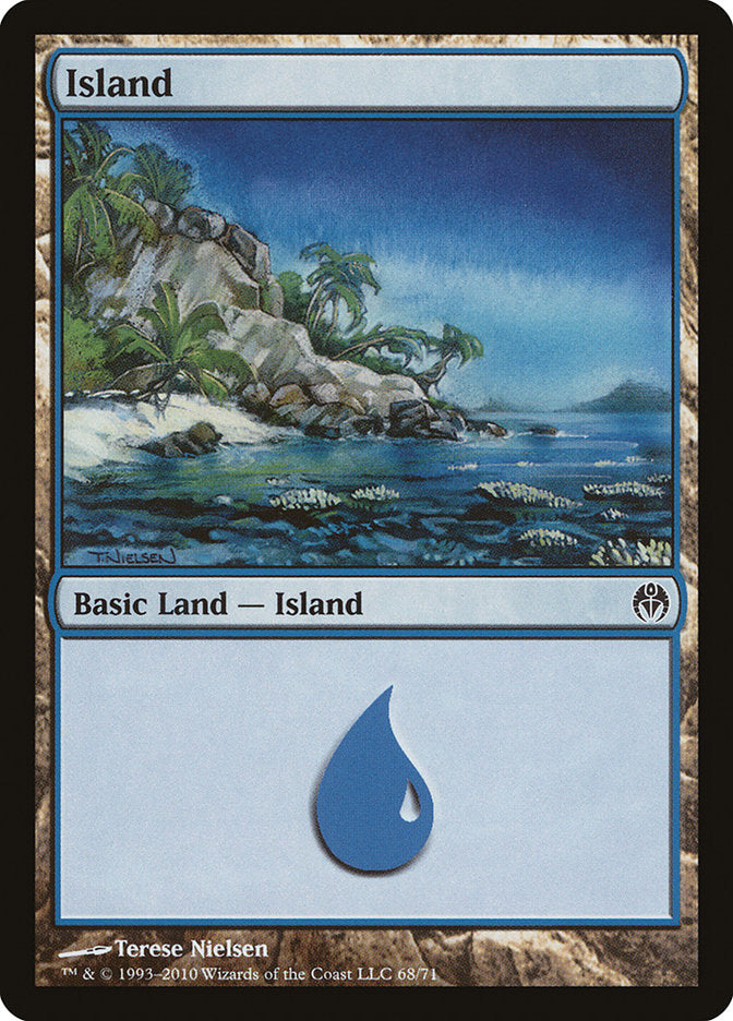 Island (68) [Duel Decks: Phyrexia vs. the Coalition] | Rock City Comics