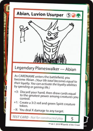 Abian, Luvion Usurper (2021 Edition) [Mystery Booster Playtest Cards] | Rock City Comics