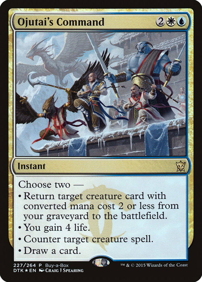 Ojutai's Command (Buy-A-Box) [Dragons of Tarkir Promos] | Rock City Comics