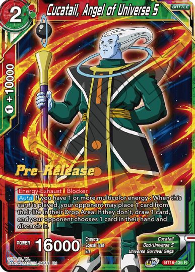 Cucatail, Angel of Universe 5 (BT16-126) [Realm of the Gods Prerelease Promos] | Rock City Comics