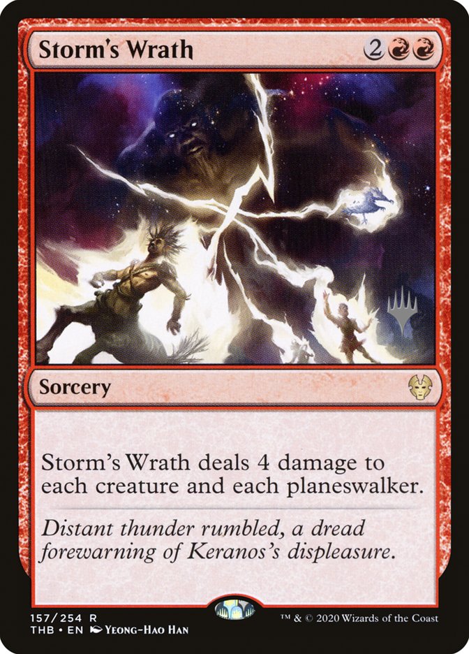 Storm's Wrath  (Promo Pack) [Theros Beyond Death Promos] | Rock City Comics