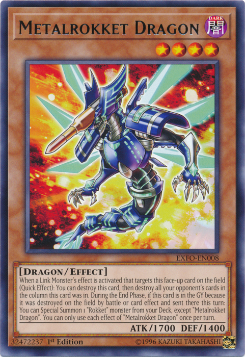 Metalrokket Dragon [EXFO-EN008] Rare | Rock City Comics