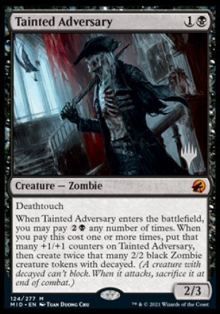 Tainted Adversary (Promo Pack) [Innistrad: Midnight Hunt Promos] | Rock City Comics