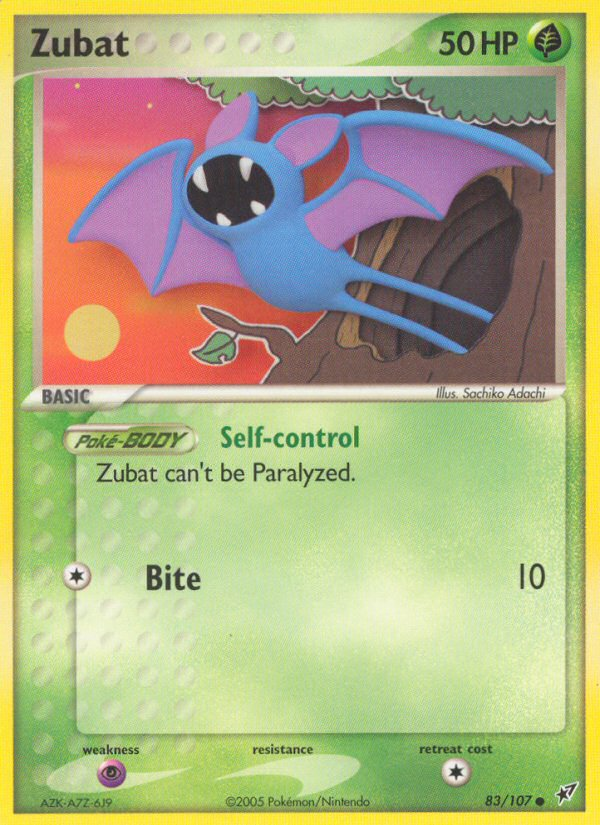 Zubat (83/107) [EX: Deoxys] | Rock City Comics