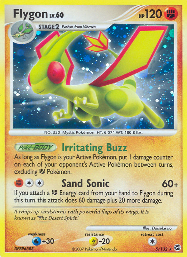 Flygon (5/132) [Diamond & Pearl: Secret Wonders] | Rock City Comics