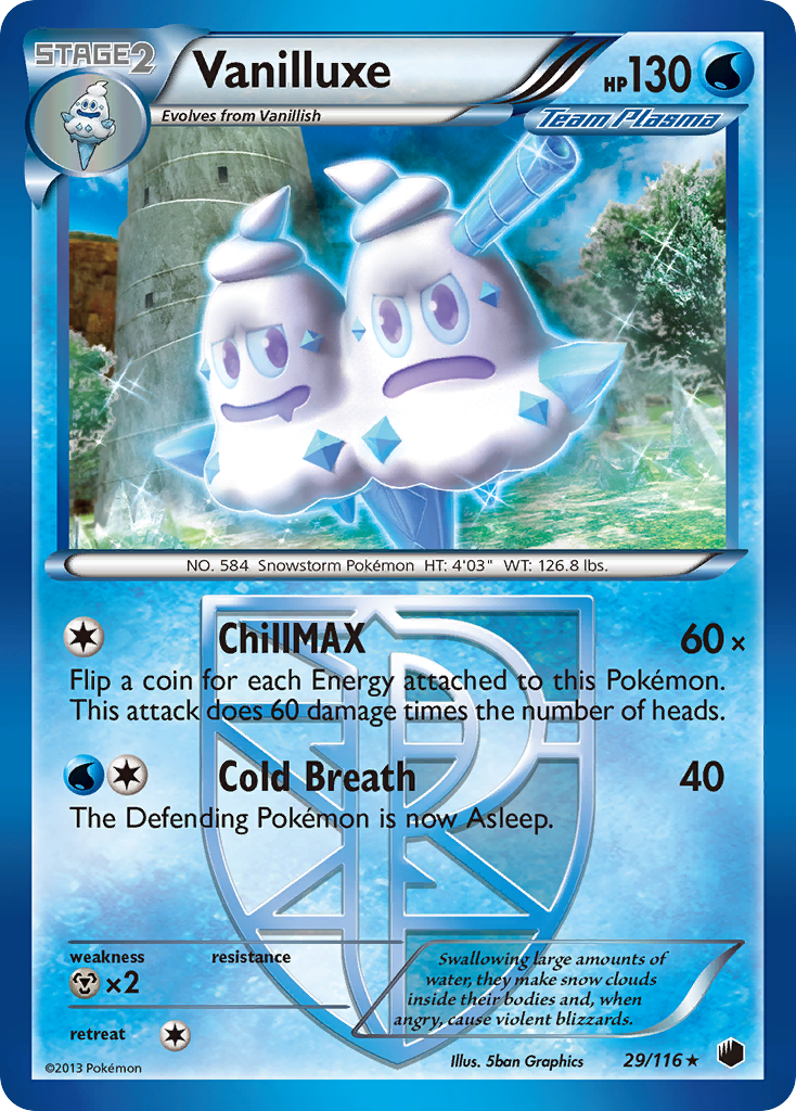 Vanilluxe (29/116) [Black & White: Plasma Freeze] | Rock City Comics